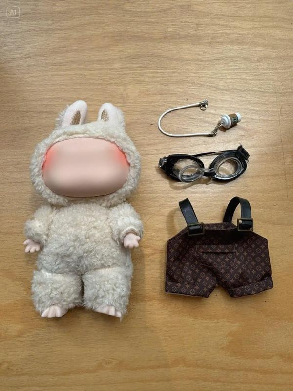 【Clothes only】 17cm Doll Clothes Set & Outfit Set for 17cm Dolls - Premium Fashion overall with Accessories, Luxury Chic Doll Clothing & Style Bundle