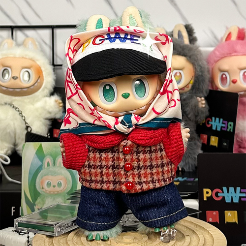 【Clothes only】 GD Set of LBB Clothes for Doll Accessories Stylish Kawaii Outfit Set Suitable for 15cm 17cm Doll, Doll Clothing Set