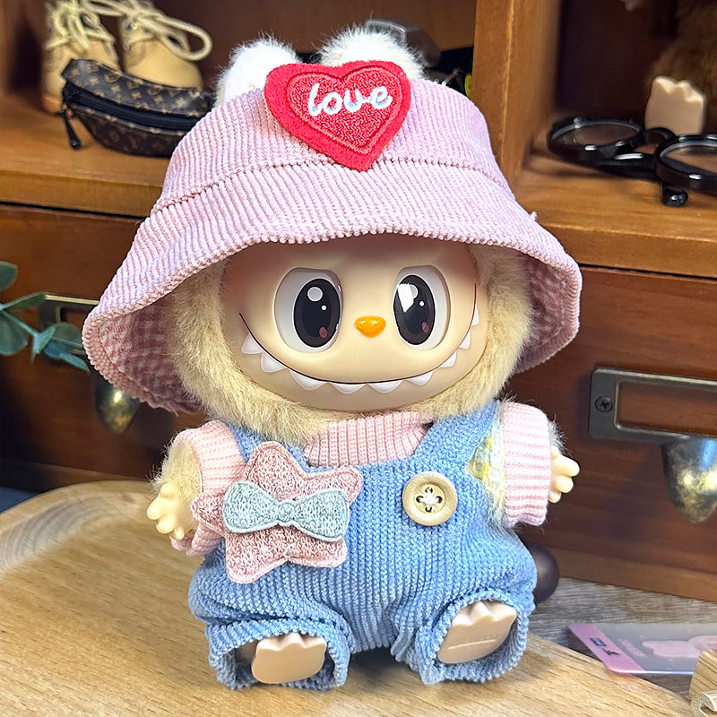 【Clothes only】 LOVE 17cm Doll Clothes Set & Outfit Set for 17cm Dolls - Chic Doll Clothing & Style Bundle cute