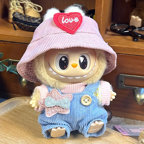 【Clothes only】 LOVE 17cm Doll Clothes Set & Outfit Set for 17cm Dolls - Chic Doll Clothing & Style Bundle cute